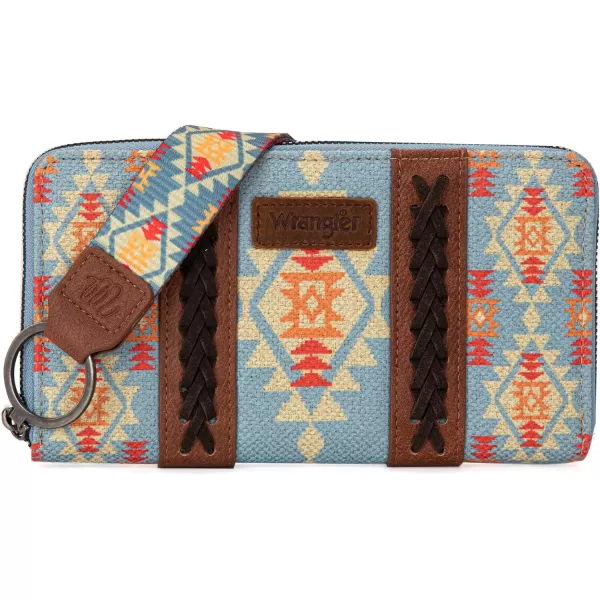 Montana West × Wrangler Wristlet Western Wallet Boho Aztec Credit Card Holder for Women WG2202-W006CF