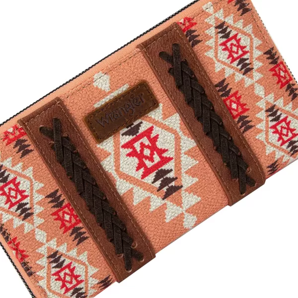 Montana West × Wrangler Wristlet Western Wallet Boho Aztec Credit Card Holder for Women WG2202-W006CF