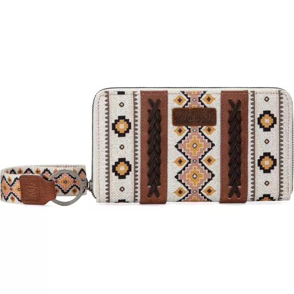 Montana West × Wrangler Wristlet Western Wallet Boho Aztec Credit Card Holder for Women WG2202-W006CF