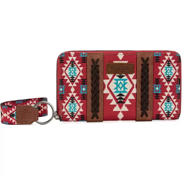 Montana West × Wrangler Wristlet Western Wallet Boho Aztec Credit Card Holder for Women WG2202-W006CF