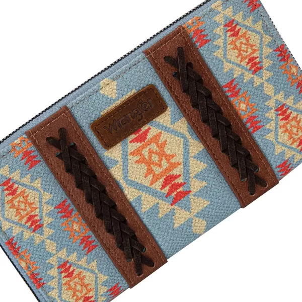 Montana West × Wrangler Wristlet Western Wallet Boho Aztec Credit Card Holder for Women WG2202-W006CF