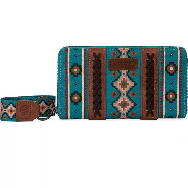 Montana West × Wrangler Wristlet Western Wallet Boho Aztec Credit Card Holder for Women WG2202-W006CF