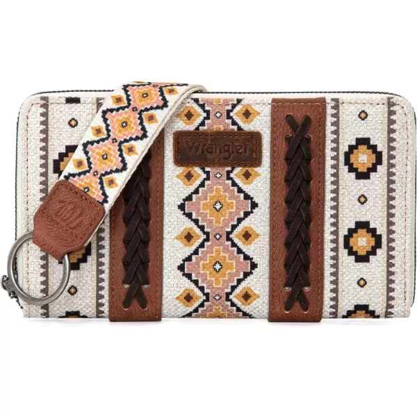 Montana West × Wrangler Wristlet Western Wallet Boho Aztec Credit Card Holder for Women WG2202-W006CF