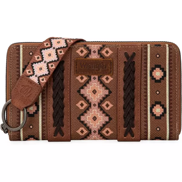 Montana West × Wrangler Wristlet Western Wallet Boho Aztec Credit Card Holder for Women WG2202-W006CF