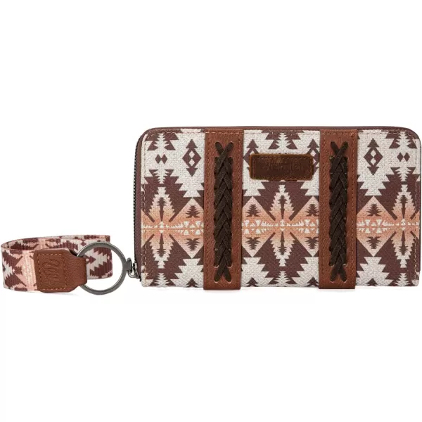 Montana West × Wrangler Wristlet Western Wallet Boho Aztec Credit Card Holder for Women WG2202-W006CF