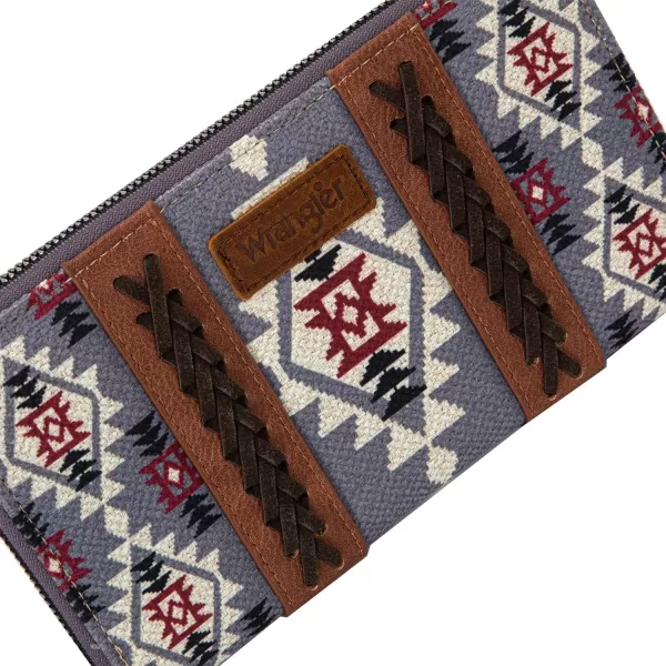 Montana West × Wrangler Wristlet Western Wallet Boho Aztec Credit Card Holder for Women WG2202-W006CF