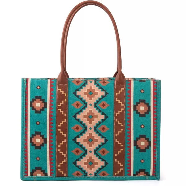 Wrangler Tote Bag Western Purses for Women Shoulder Boho Aztec Handbags