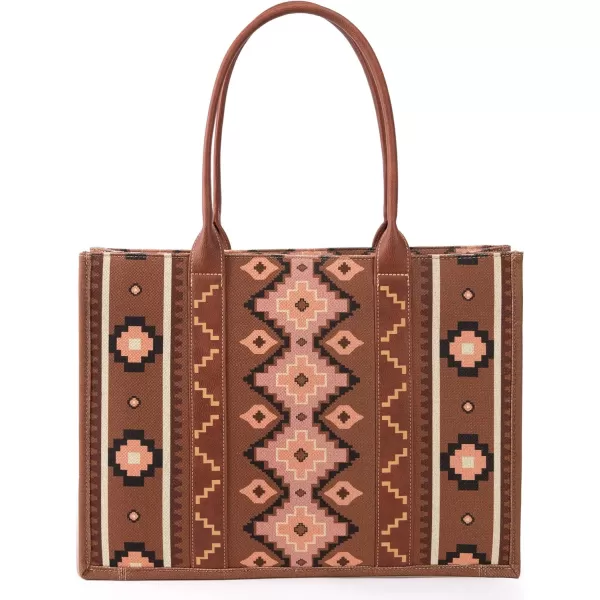 Wrangler Tote Bag Western Purses for Women Shoulder Boho Aztec Handbags