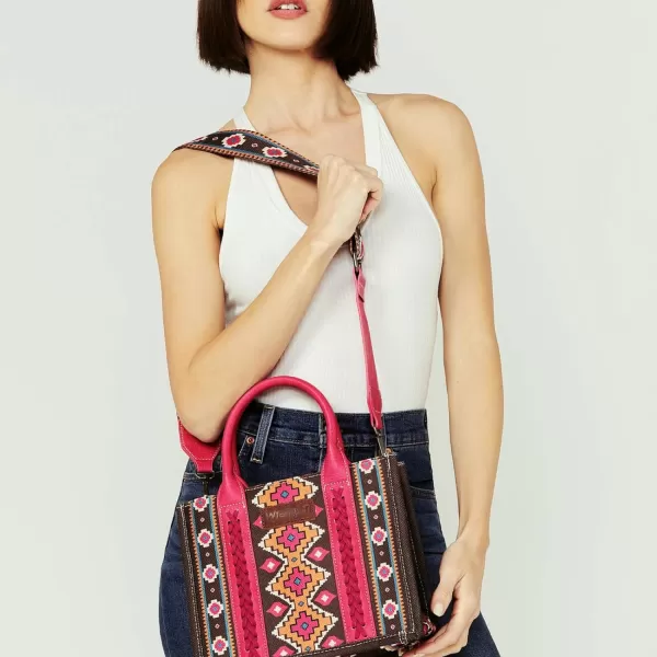 Wrangler Tote Bag Western Purses for Women Shoulder Boho Aztec Handbags