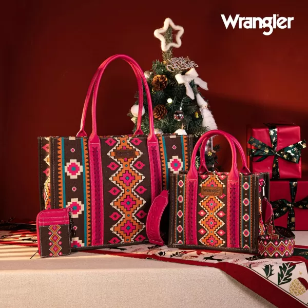 Wrangler Tote Bag Western Purses for Women Shoulder Boho Aztec Handbags