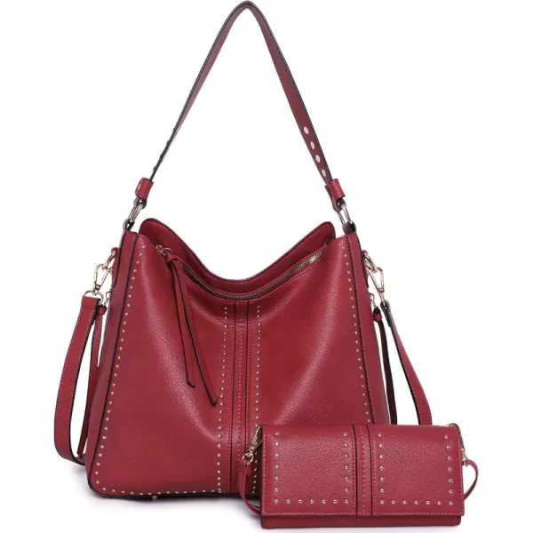 Montana West Hobo Handbag for Women Large Purses and Handbags with Studs and Crossbody Strap