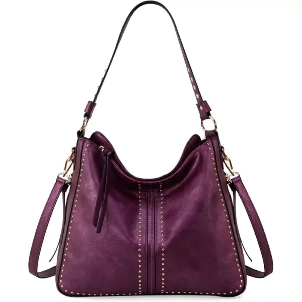 Montana West Hobo Handbag for Women Large Purses and Handbags with Studs and Crossbody Strap