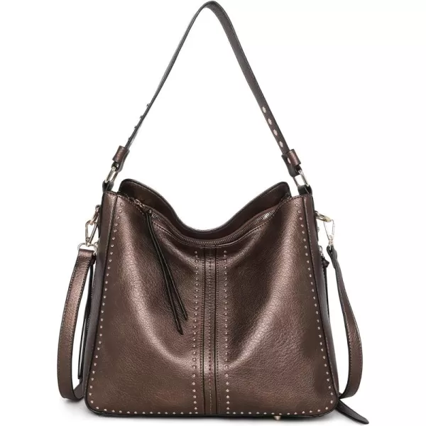 Montana West Hobo Handbag for Women Large Purses and Handbags with Studs and Crossbody Strap