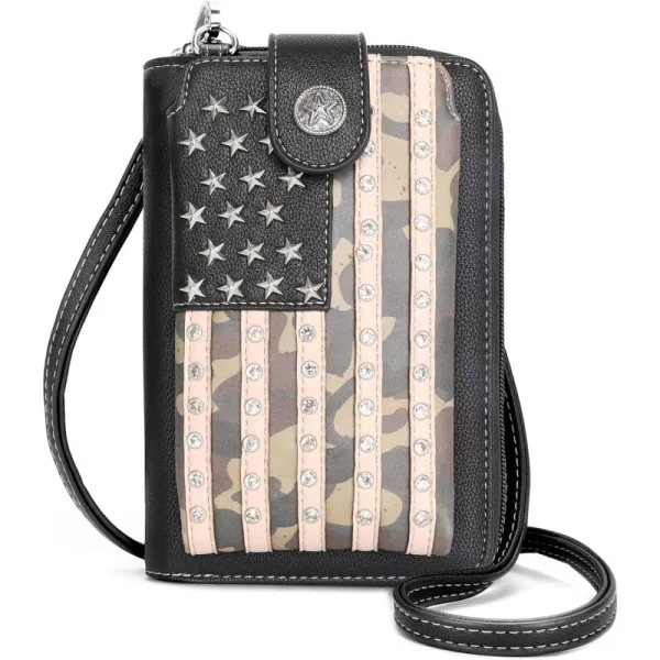 Montana West Small Crossbody Cell Phone Purses for Women Western CellPhone Wallet Bags with Coin Pocket