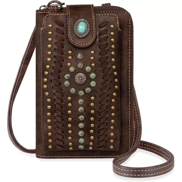 Montana West Small Crossbody Cell Phone Purses for Women Western CellPhone Wallet Bags with Coin Pocket