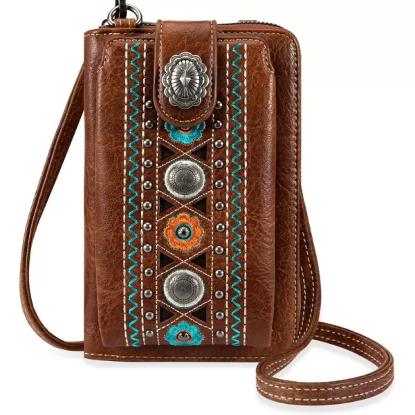 Montana West Small Crossbody Cell Phone Purses for Women Western CellPhone Wallet Bags with Coin Pocket