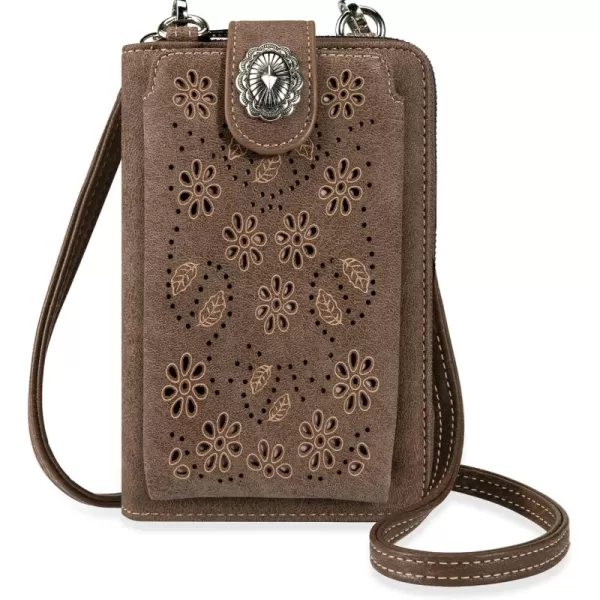 Montana West Small Crossbody Cell Phone Purses for Women Western CellPhone Wallet Bags with Coin Pocket