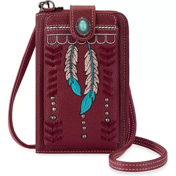 Montana West Small Crossbody Cell Phone Purses for Women Western CellPhone Wallet Bags with Coin Pocket