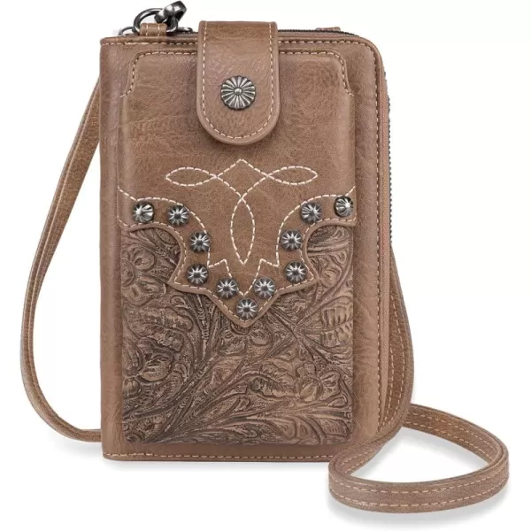 Montana West Small Crossbody Cell Phone Purses for Women Western CellPhone Wallet Bags with Coin Pocket