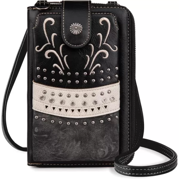 Montana West Small Crossbody Cell Phone Purses for Women Western CellPhone Wallet Bags with Coin Pocket