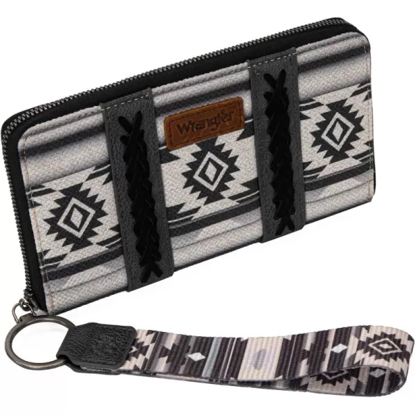 Montana West × Wrangler Wristlet Western Wallet Boho Aztec Credit Card Holder for Women WG2202-W006CF