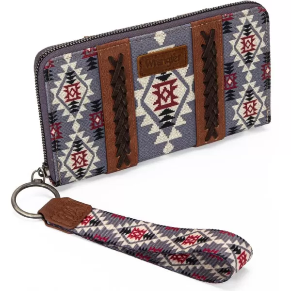 Montana West × Wrangler Wristlet Western Wallet Boho Aztec Credit Card Holder for Women WG2202-W006CF