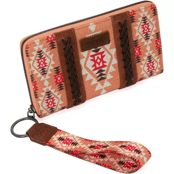 Montana West × Wrangler Wristlet Western Wallet Boho Aztec Credit Card Holder for Women WG2202-W006CF