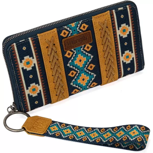 Montana West × Wrangler Wristlet Western Wallet Boho Aztec Credit Card Holder for Women WG2202-W006CF