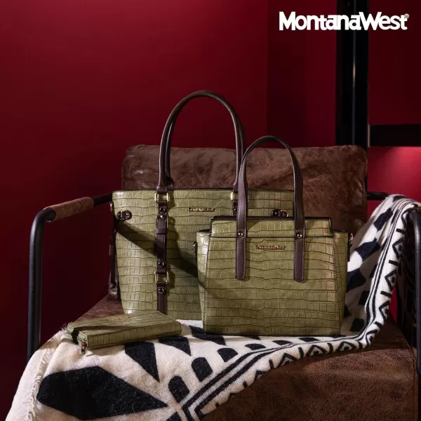 Montana West 3PCS Purses for Women Tote Purse and Wallet Set Shoulder Satchel Bags