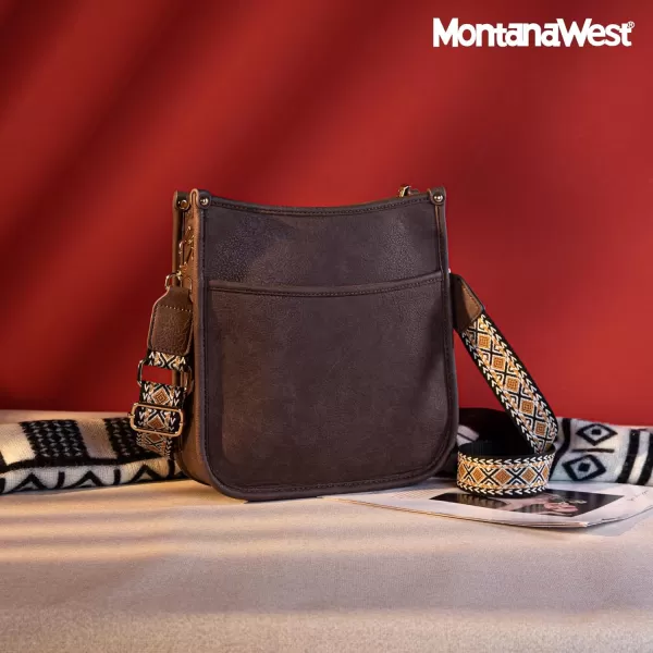 Montana West Crossbody Bags Purse for Women Trendy Designer Hobo Shoulder Bucket Handbags with Adjustable Guitar Strap