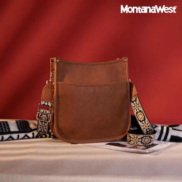 Montana West Crossbody Bags Purse for Women Trendy Designer Hobo Shoulder Bucket Handbags with Adjustable Guitar Strap