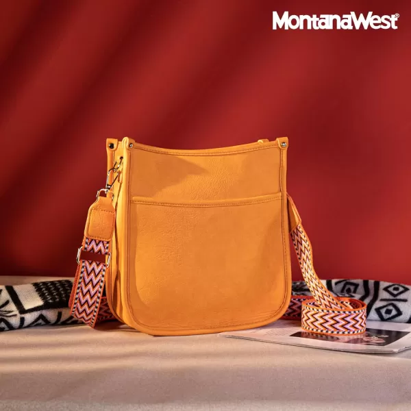 Montana West Crossbody Bags Purse for Women Trendy Designer Hobo Shoulder Bucket Handbags with Adjustable Guitar Strap