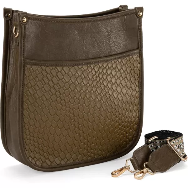 Montana West Crossbody Bags Purse for Women Trendy Designer Hobo Shoulder Bucket Handbags with Adjustable Guitar Strap