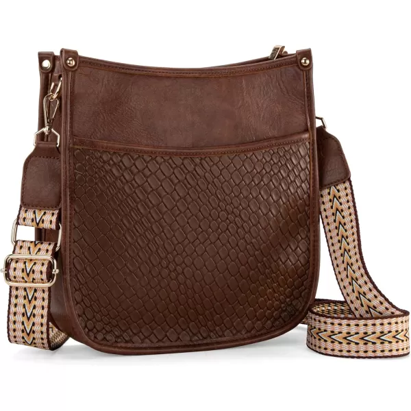 Montana West Crossbody Bags Purse for Women Trendy Designer Hobo Shoulder Bucket Handbags with Adjustable Guitar Strap
