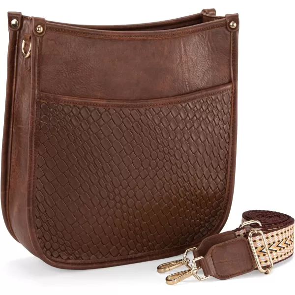 Montana West Crossbody Bags Purse for Women Trendy Designer Hobo Shoulder Bucket Handbags with Adjustable Guitar Strap