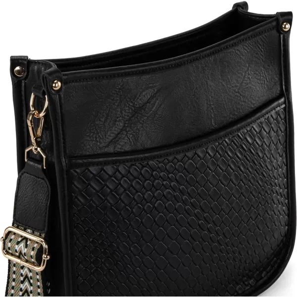 Montana West Crossbody Bags Purse for Women Trendy Designer Hobo Shoulder Bucket Handbags with Adjustable Guitar Strap