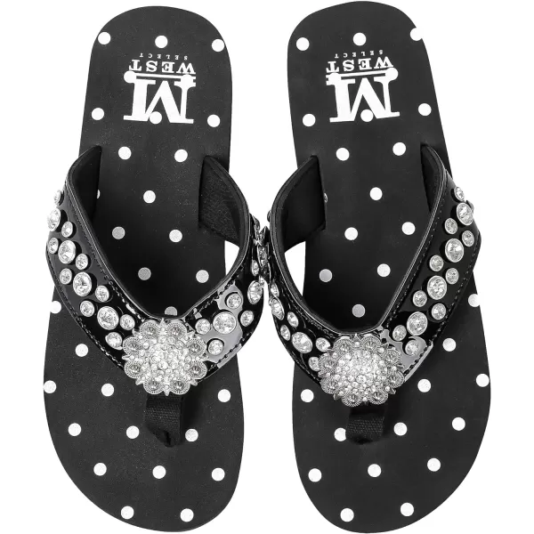 Montana West Flip Flops for women Wedge Flip Flops Western Wedge Sandals Bling Flip Flops Beach Sandals