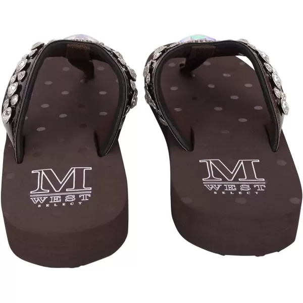 Montana West Flip Flops for women Wedge Flip Flops Western Wedge Sandals Bling Flip Flops Beach Sandals