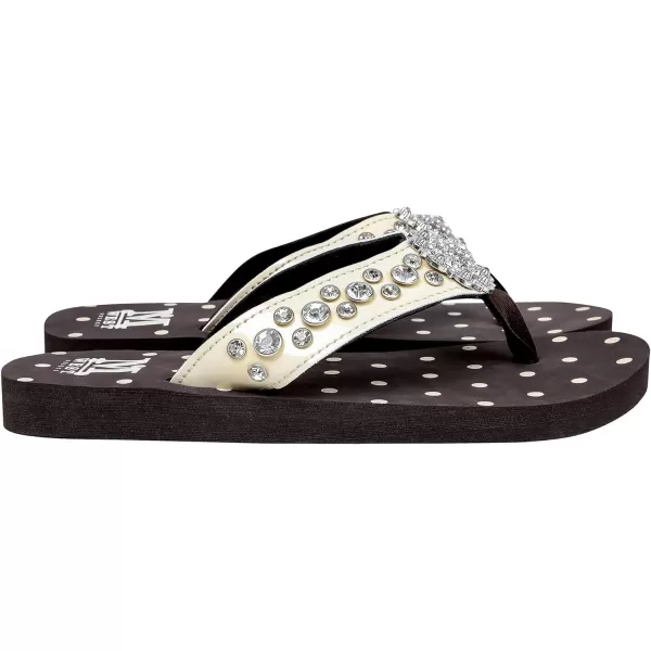 Montana West Flip Flops for women Wedge Flip Flops Western Wedge Sandals Bling Flip Flops Beach Sandals