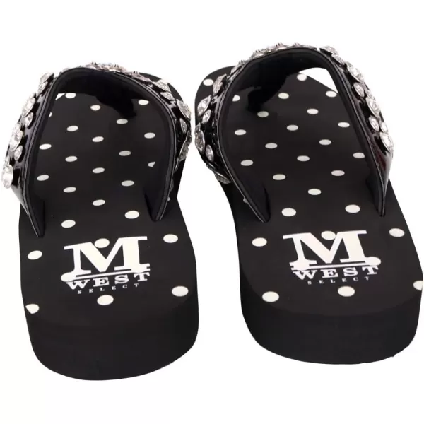 Montana West Flip Flops for women Wedge Flip Flops Western Wedge Sandals Bling Flip Flops Beach Sandals