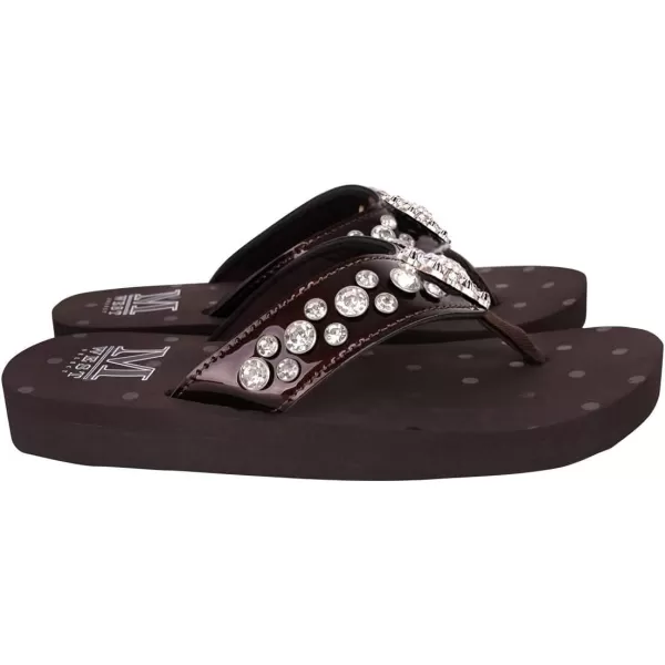 Montana West Flip Flops for women Wedge Flip Flops Western Wedge Sandals Bling Flip Flops Beach Sandals