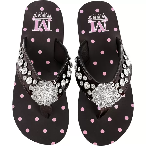 Montana West Flip Flops for women Wedge Flip Flops Western Wedge Sandals Bling Flip Flops Beach Sandals