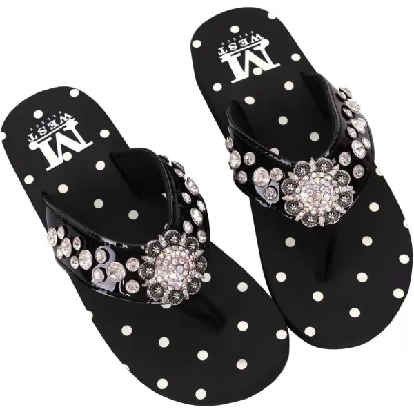 Montana West Flip Flops for women Wedge Flip Flops Western Wedge Sandals Bling Flip Flops Beach Sandals