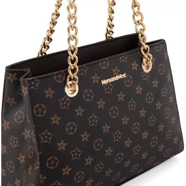 Montana West MEDIUM Chain Shoulder Bag for Women Hobo Handbags Tote Purse