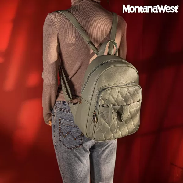 Montana West Small Backpack Purse for Women Anti Theft Backpack with Secured Zipper &amp; Tassel