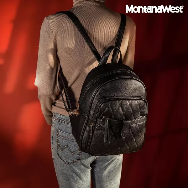 Montana West Small Backpack Purse for Women Anti Theft Backpack with Secured Zipper &amp; Tassel