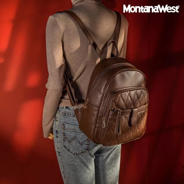 Montana West Small Backpack Purse for Women Anti Theft Backpack with Secured Zipper &amp; Tassel