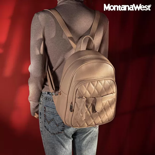 Montana West Small Backpack Purse for Women Anti Theft Backpack with Secured Zipper &amp; Tassel