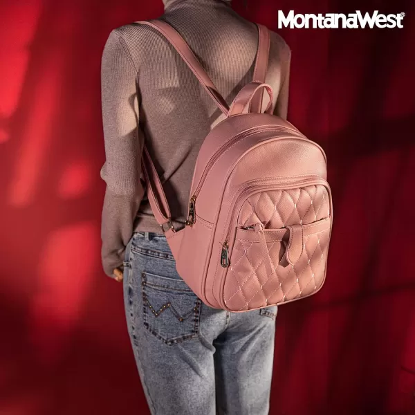 Montana West Small Backpack Purse for Women Anti Theft Backpack with Secured Zipper &amp; Tassel