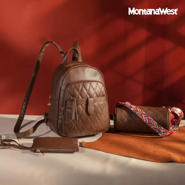 Montana West Small Backpack Purse for Women Anti Theft Backpack with Secured Zipper &amp; Tassel